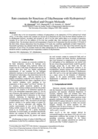 Rate constants for reactions of ethylbenzene with hydroperoxyl radical and oxygen molecule