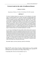 Current trends in the study of molluscan diseases