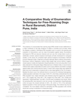 A comparative study of enumeration techniques for free-roaming dogs in rural Baramati, District Pune, India