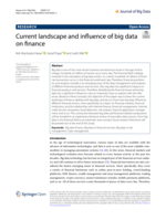 Current landscape and influence of big data on finance