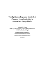 The Epidemiology and Control of Caseous Lymphadenitis in Australian Sheep Flocks