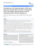 Development and characterization of BAC-end sequence derived SSRs, and their incorporation into a new higher density genetic map for cultivated peanut (Arachis hypogaea L.)