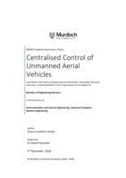 Centralised control of unmanned aerial vehicles