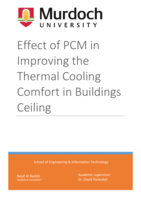 Effect of PCM in improving the thermal cooling comfort in buildings ceiling