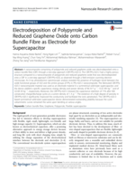 Electrodeposition of polypyrrole and reduced graphene oxide onto carbon bundle fibre as electrode for supercapacitor