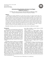 Hormonal priming alleviates salt stress in hot Pepper (Capsicum annuum L.)