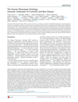 The human phenotype ontology: Semantic unification of common and rare disease