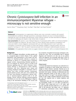 Chronic Cystoisospora belli infection in an immunocompetent Myanmar refugee - microscopy is not sensitive enough