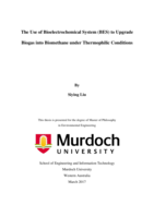 The Use of Bioelectrochemical System (BES) to Upgrade Biogas into Biomethane under Thermophilic Conditions