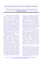 Gender and public relations: Perspectives, applications and questions