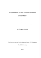 Development of an open affective computing environment