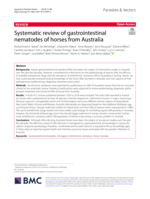 Systematic review of gastrointestinal nematodes of horses from Australia