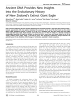 Ancient DNA provides new insights into the evolutionary history of New Zealand's extinct Giant Eagle
