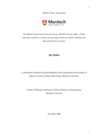 Do hybrid compressed air energy storage (HCAES) systems offer a viable alternative solution to energy storage requirements for small to medium size renewable energy systems?