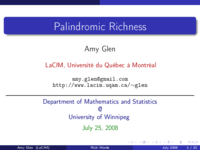 Palindromic richness