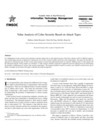 Value analysis of cyber security based on attack types