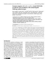 Genome sequence of Ensifer medicae strain WSM1369; an effective microsymbiont of the annual legume Medicago sphaerocarpos