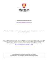 Freedom Respect Equality Dignity: Action: NGO Submission to the UN Committee on Economic, Social and Cultural Rights, Australia. Contribution by SCALES authors