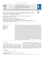 Deep-C storage: Biological, chemical and physical strategies to enhance carbon stocks in agricultural subsoils