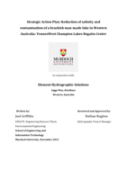 Strategic Action Plan: Reduction of salinity and contamination of a brackish man-made lake in Western Australia: VenuesWest Champion Lakes Regatta Center