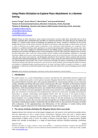 Using photo-elicitation to explore place attachment in a remote setting