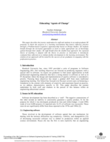 Educating 'agents of change'