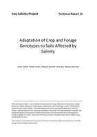 Adaptation of crop and forage genotypes to soils affected by salinity