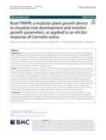 Root-TRAPR: a modular plant growth device to visualize root development and monitor growth parameters, as applied to an elicitor response of Cannabis sativa