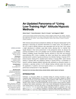 An updated panorama of “Living Low-Training High” altitude/hypoxic methods