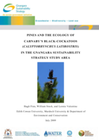 Pines and the ecology of Carnaby’s Black-Cockatoos (Calyptorhynchus latirostris) in the Gnangara Sustainability Strategy study area