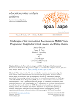 Challenges of the International Baccalaureate Middle Years Programme: Insights for school leaders and policy makers
