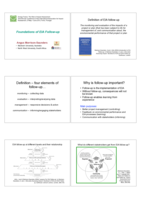 Foundations of EIA follow-up