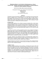 Renewable Energy in the context of environmentally sound technologies – Training and research programmes at the Environmental Technology Centre, Murdoch University