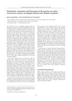 Distribution, abundance and bioerosion of the grazing sea urchin Echinometra mathaei at Ningaloo Marine Park, Western Australia