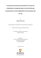Evaluating the efficiency and sensitivity of one-step cyanoacrylate fuming methods in the detection and visualisation of latent fingerprints on the adhesive side of tape