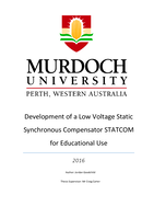 Development of a low voltage static synchronous compensator STATCOM for educational use