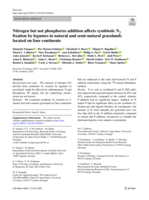 Nitrogen but not phosphorus addition affects symbiotic N2 fixation by legumes in natural and semi-natural grasslands located on four continents