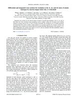 Differential and integrated cross sections for excitation to the 3s, 3p, and 3d states of atomic hydrogen by electron impact below the n=4 threshold