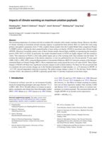 Impacts of climate warming on maximum aviation payloads