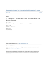 A review of green IS research and directions for future studies
