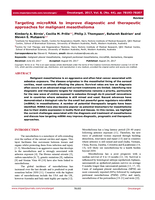 Targeting microRNA to improve diagnostic and therapeutic approaches for malignant mesothelioma