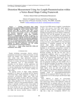 Distortion measurement using arc-length-parameterisation within a vertex-based shape coding framework