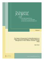 The impact of government funding mechanisms on urban community participation in natural resource management in Perth, Western Australia: A case study