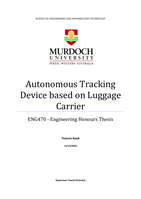 Autonomous tracking device based on luggage carrier