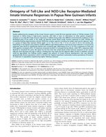 Ontogeny of Toll-Like and NOD-Like Receptor-Mediated innate immune responses in Papua New Guinean infants