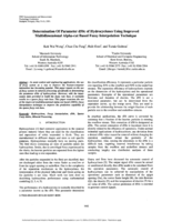 Determination of parameter d50c of hydrocyclones using improved multidimensional alpha-cut based fuzzy interpolation technique