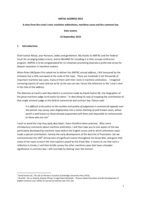 A view from the crow’s nest: Maritime arbitrations, maritime cases and the common law