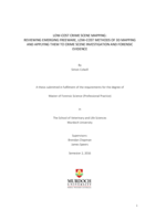 Low-cost crime scene mapping: reviewing emerging freeware, low-cost methods of 3D mapping and applying them to crime scene investigation and forensic evidence
