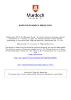 The Baosteel Group – A national champion amongst national champions