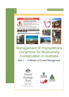 Management of Phytophthora cinnamomi for biodiversity conservation in Australia: Part 1. A review of current management.